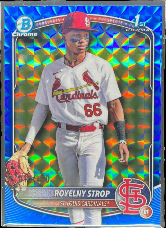 2025 Bowman Chrome #BCP-221 Prospects - Purple Pulsar Refractor /250