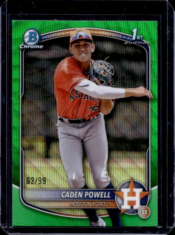 2025 Bowman Chrome #BCP-212 Prospects - Green Refractor /99
