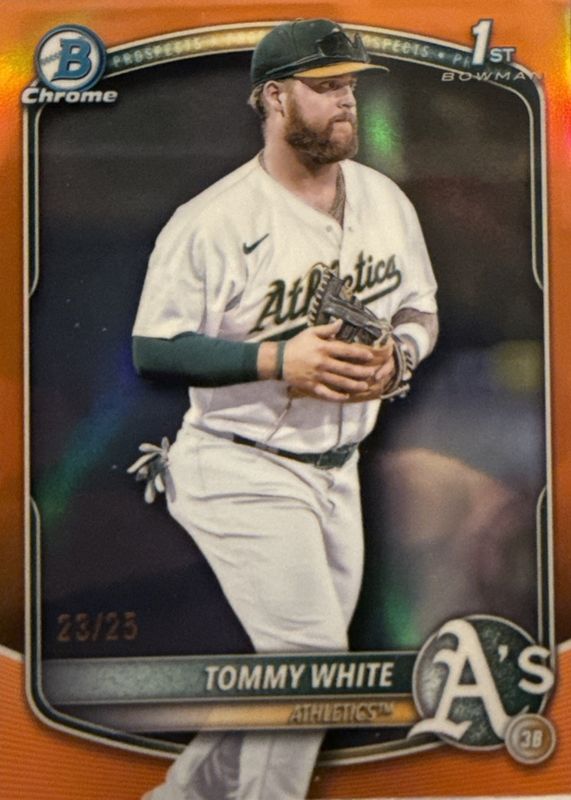 2025 Bowman Chrome #BCP-251 Prospects - Orange Refractor /25 (1st)