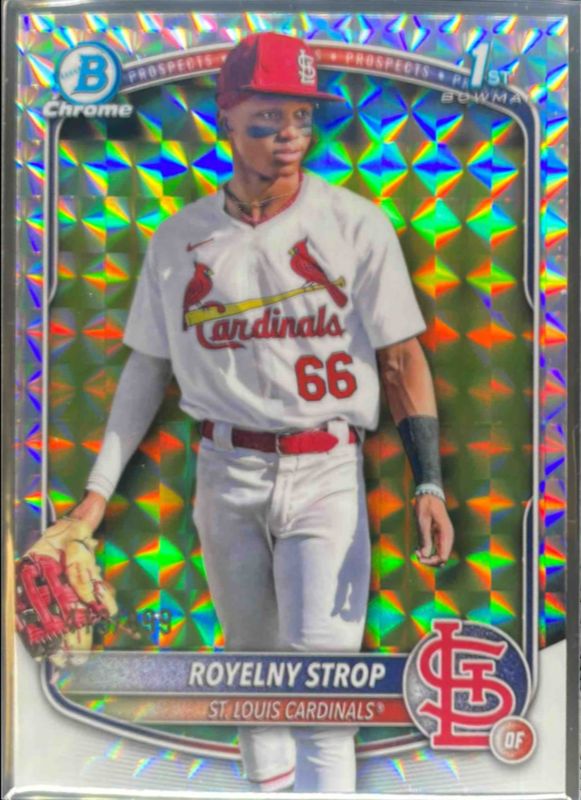 2025 Bowman Chrome #BCP-221 Prospects - Blue Refractor /150