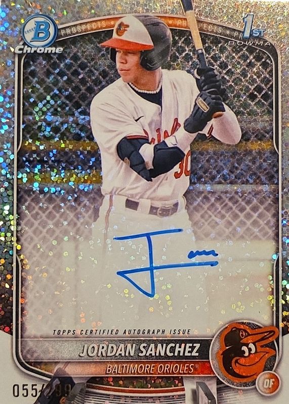 2025 Bowman Chrome #BCP-208 Prospects - Speckle Refractor /299 (1st)