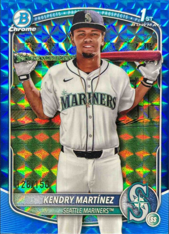 2025 Bowman Chrome #BCP-159 Prospects - Purple Pulsar Refractor /250