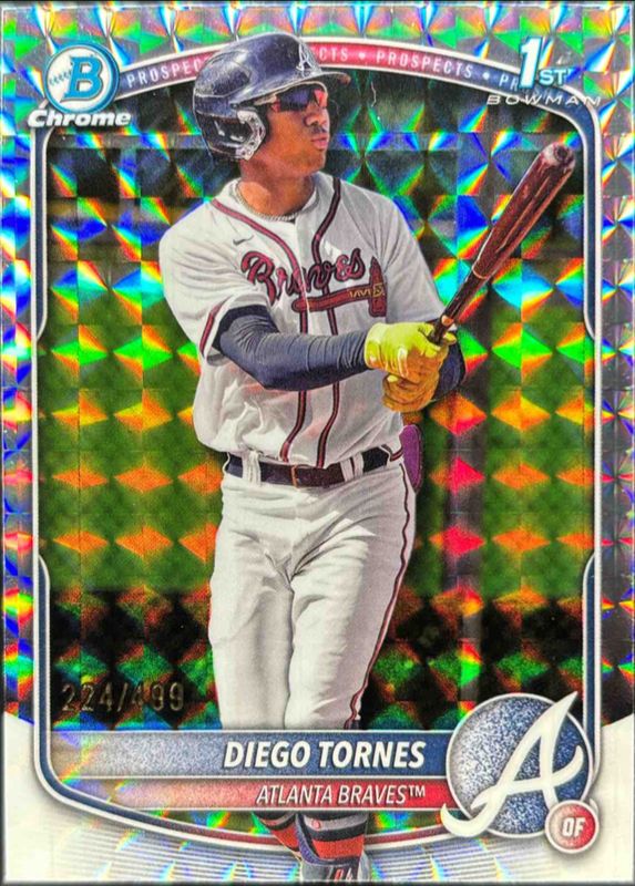 2025 Bowman Chrome #BCP-214 Prospects - Blue Refractor /150 (1st)