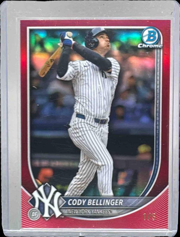 Cody Bellinger 2025 Bowman Chrome #78 Red Refractor /5 Price Guide