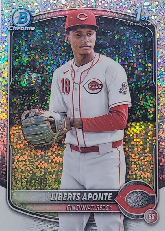 2025 Bowman Chrome #BCP-174 Prospects - Speckle Refractor /299 (1st)