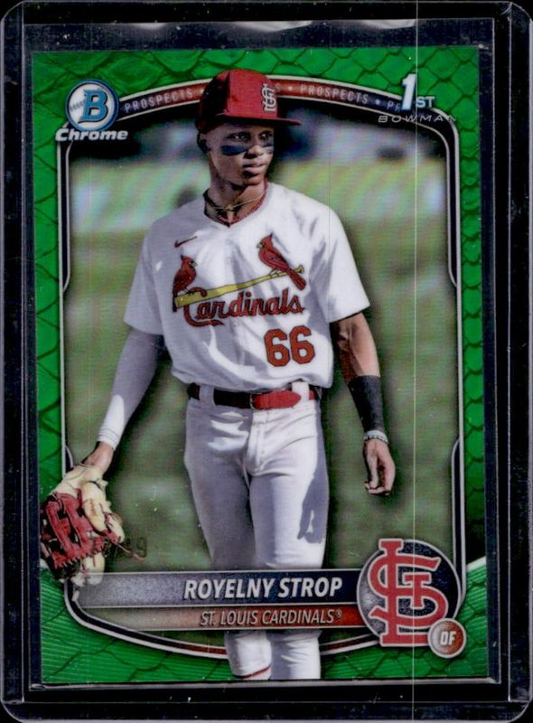 2025 Bowman Chrome #BCP-221 Prospects - Red Wave Refractor /5