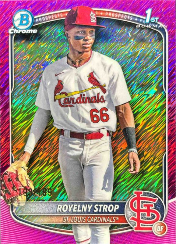 2025 Bowman Chrome #BCP-221 Prospects - Blue Geometric Refractor /150