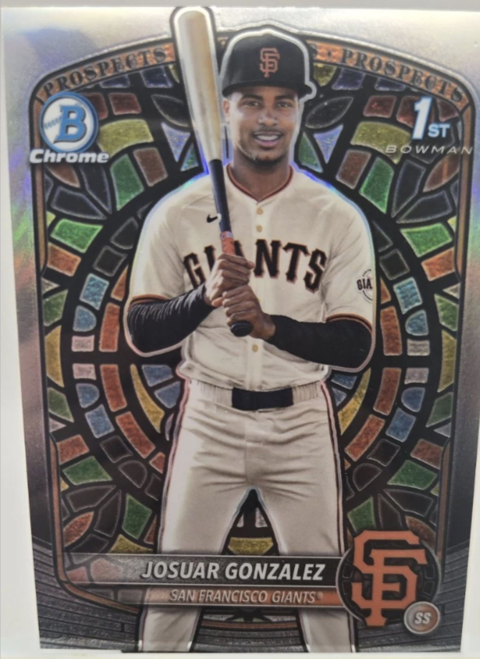 Josuar Gonzalez 2025 Bowman Chrome #BCP-153 Etched in Glass 