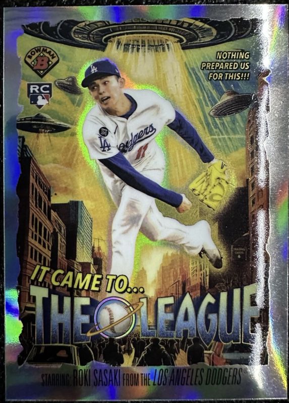 Roki Sasaki 2025 Bowman Chrome #IT-5 It Came to the League Rookie RAW