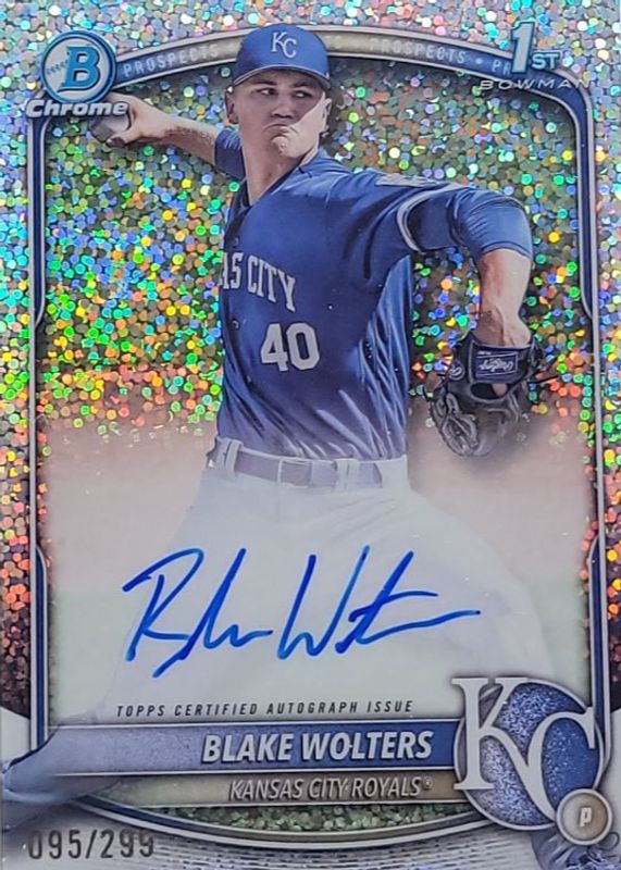 2025 Bowman Chrome #CPA-BW Prospect Auto - Speckle Refractor /299 (1st)
