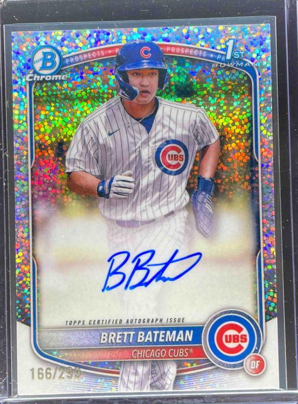 2025 Bowman Chrome #CPA-BBA Prospect Auto - Speckle Refractor /299 (1st)