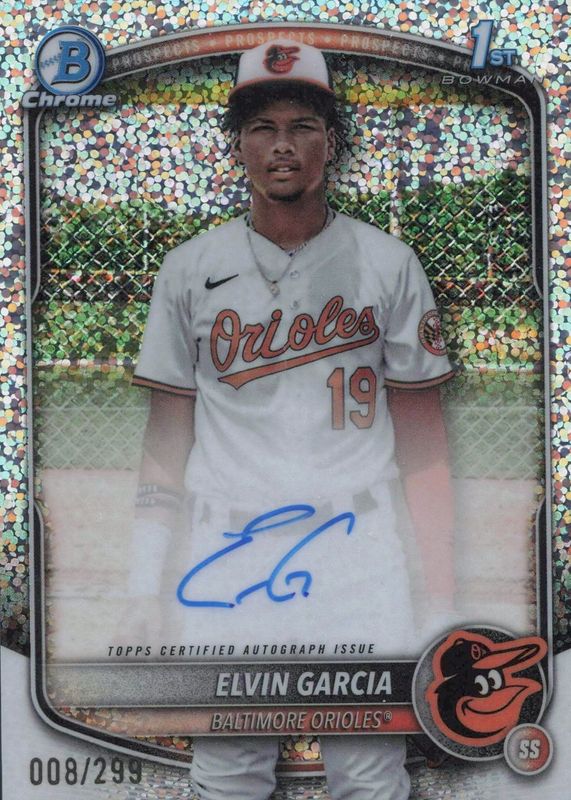 2025 Bowman Chrome #CPA-EG Prospect Auto - Speckle Refractor /299 (1st)