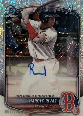2025 Bowman Chrome #CPA-HR Prospect Auto - Speckle Refractor /299 (1st)