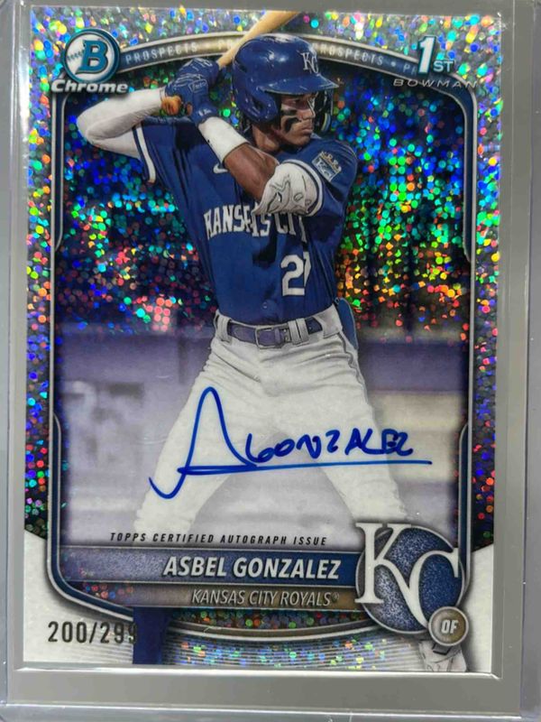 2025 Bowman Chrome #CPA-AG Prospect Auto - Speckle Refractor /299 (1st)