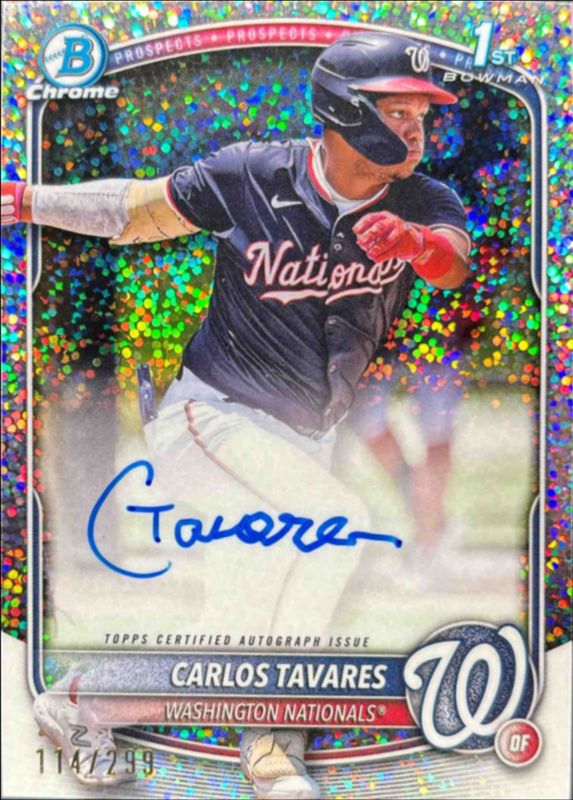 2025 Bowman Chrome #CPA-CT Prospect Auto - Speckle Refractor /299 (1st)