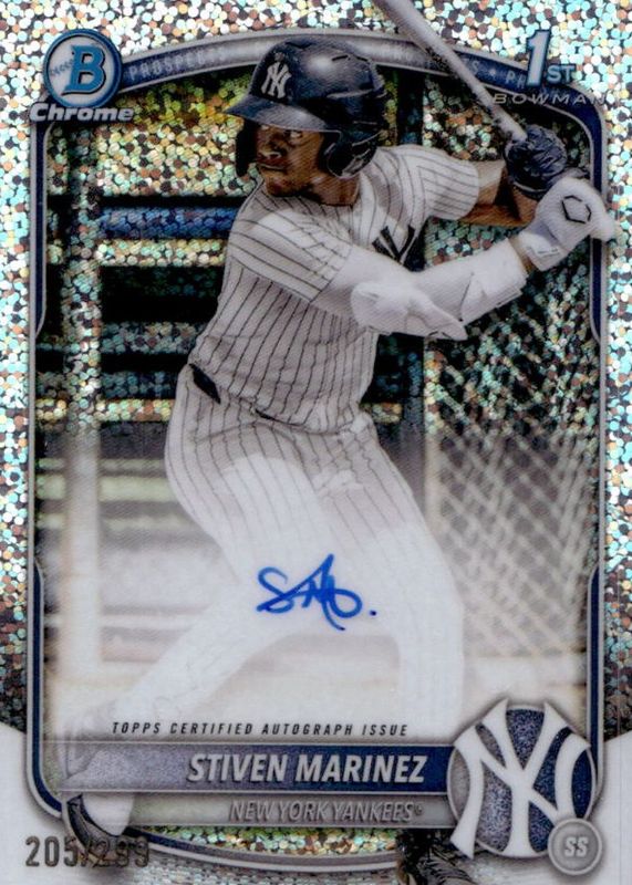 2025 Bowman Chrome #CPA-SMA Prospect Auto - Speckle Refractor /299 (1st)