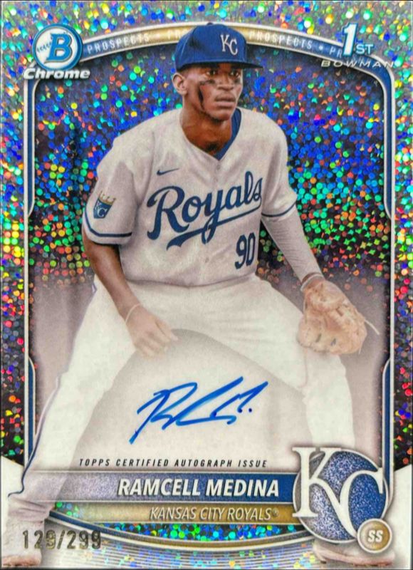 2025 Bowman Chrome #CPA-RA Prospect Auto - Speckle Refractor /299 (1st)