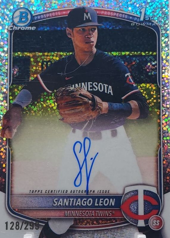 2025 Bowman Chrome #CPA-SL Prospect Auto - Speckle Refractor /299 (1st)