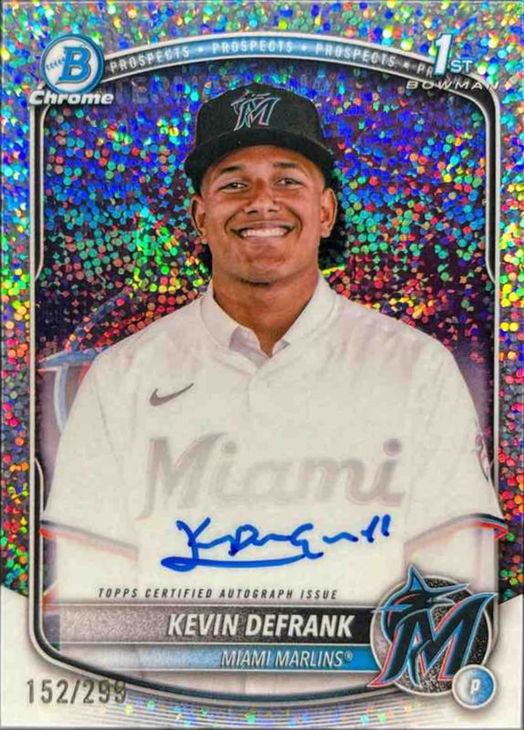 2025 Bowman Chrome #CPA-KD Prospect Auto - Speckle Refractor /299 (1st)