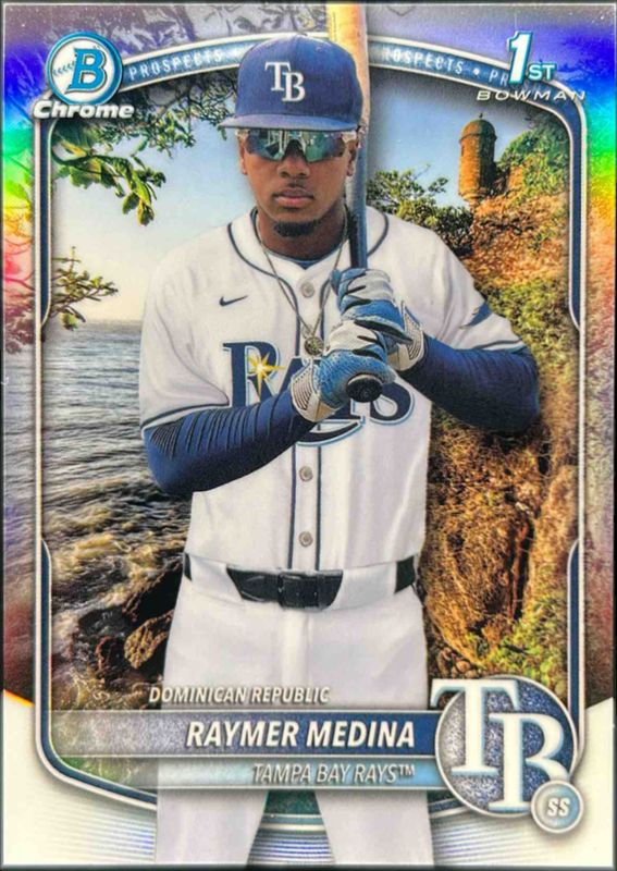 Raymer Medina 2025 Bowman Chrome #BCP-175 International Refractor Variation RAW