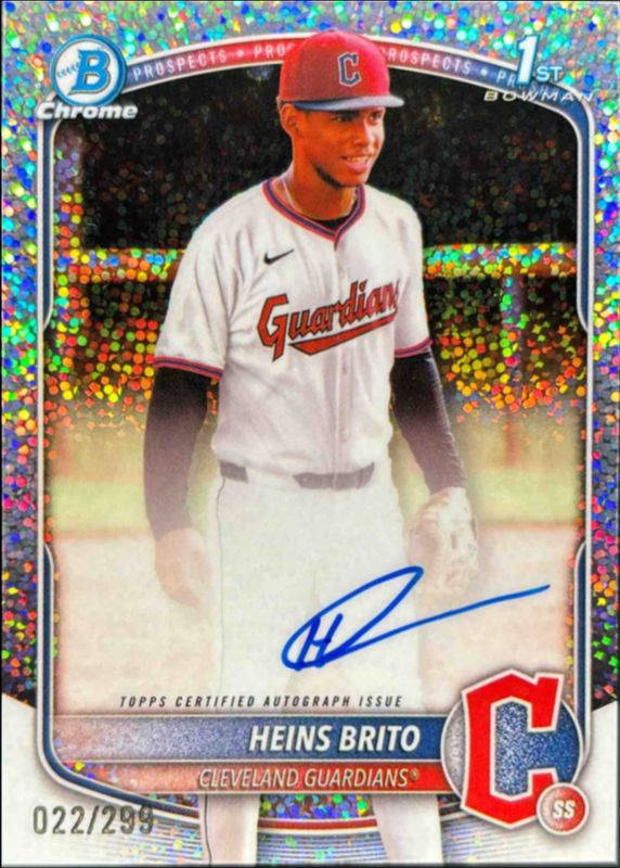 2025 Bowman Chrome #CPA-HB Prospect Auto - Speckle Refractor /299 (1st)