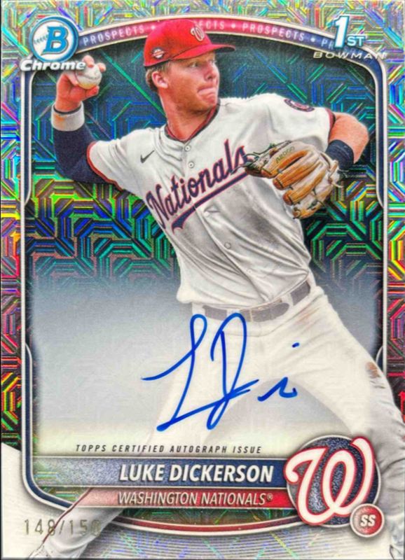 2025 Bowman Chrome #CPA-LDI Prospect Auto - HTA Choice Refractor /150 (1st)