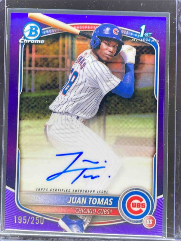 2025 Bowman Chrome #CPA-JT Prospect Auto - Purple Refractor /250 (1st)