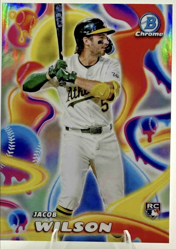 Jacob Wilson 2025 Bowman Chrome #MM-7 Melt Mashers Rookie RAW