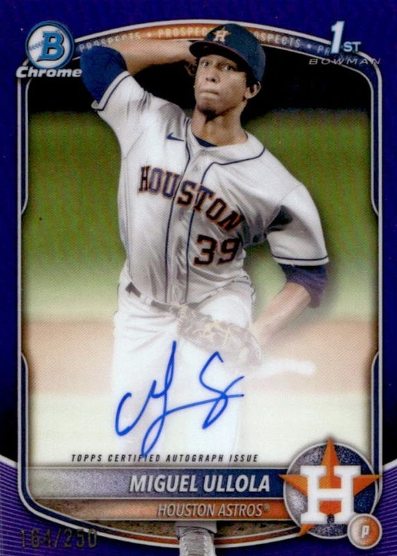 2025 Bowman Chrome #CPA-MU Prospect Auto - Purple Refractor /250 (1st)