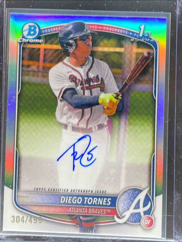 2025 Bowman Chrome #CPA-DT Prospect Auto - Refractor /499 (1st)