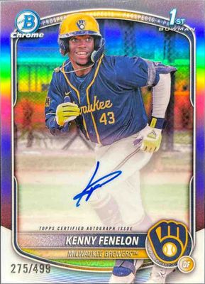 2025 Bowman Chrome #CPA-KF Prospect Auto - Refractor /499 (1st)