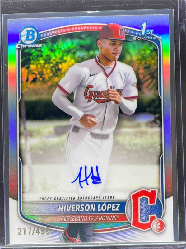 2025 Bowman Chrome #CPA-HL Prospect Auto - Refractor /499 (1st)