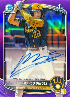 2025 Bowman Chrome #CPA-MD Prospect Auto - Purple Refractor /250 (1st)