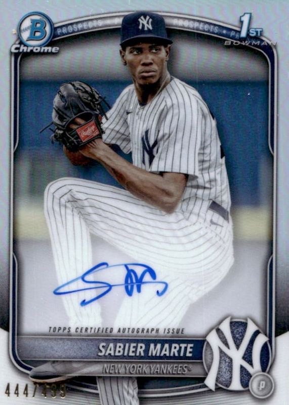 2025 Bowman Chrome #CPA-SM Prospect Auto - Refractor /499 (1st)