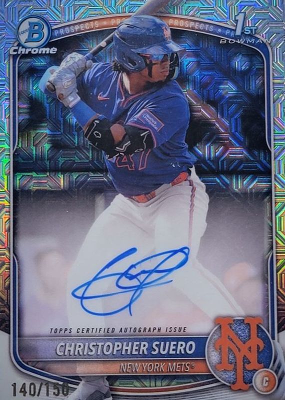 2025 Bowman Chrome #CPA-CSU Prospect Auto - HTA Choice Refractor /150 (1st)