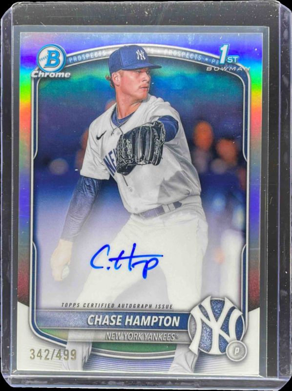 2025 Bowman Chrome #CPA-CHA Prospect Auto - Refractor /499 (1st)