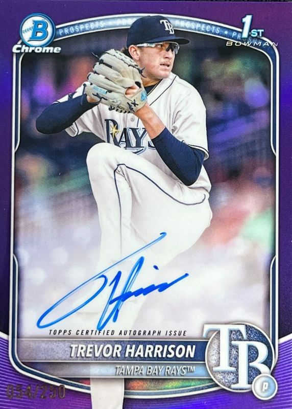 2025 Bowman Chrome #CPA-THA Prospect Auto - Purple Refractor /250 (1st)