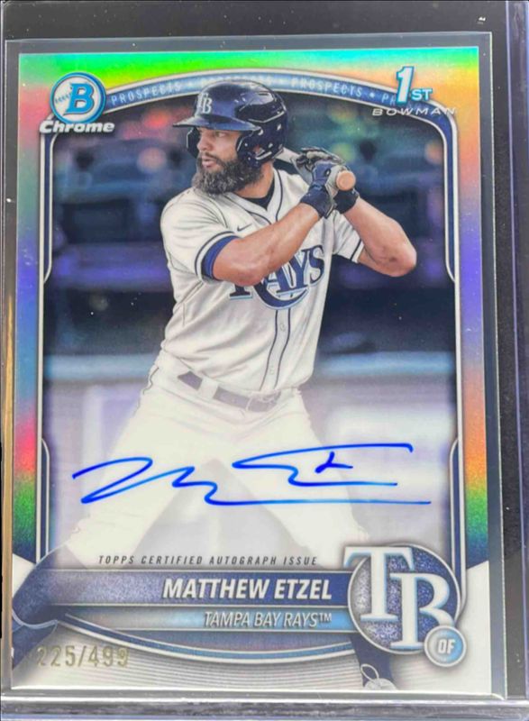 2025 Bowman Chrome #CPA-ME Prospect Auto - Refractor /499 (1st)
