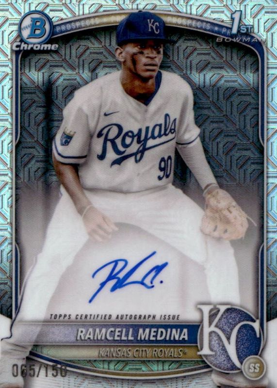 2025 Bowman Chrome #CPA-RA Prospect Auto - HTA Choice Refractor /150 (1st)
