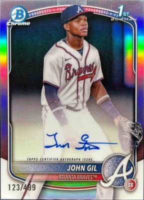 2025 Bowman Chrome #CPA-JG Prospect Auto - Refractor /499 (1st)