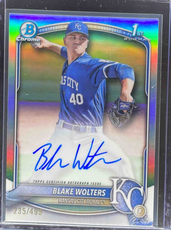 2025 Bowman Chrome #CPA-BW Prospect Auto - Refractor /499 (1st)