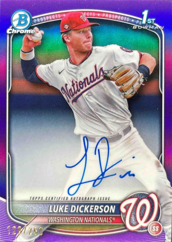 2025 Bowman Chrome #CPA-LDI Prospect Auto - Purple Refractor /250 (1st)