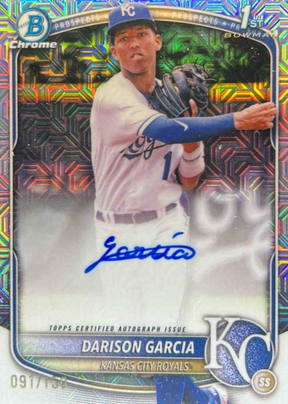 2025 Bowman Chrome #CPA-DG Prospect Auto - HTA Choice Refractor /150 (1st)