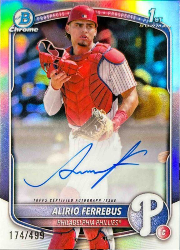 2025 Bowman Chrome #CPA-AF Prospect Auto - Refractor /499 (1st)