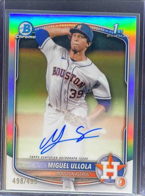 2025 Bowman Chrome #CPA-MU Prospect Auto - Refractor /499 (1st)