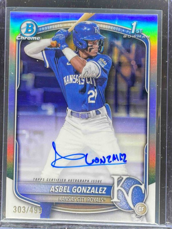 2025 Bowman Chrome #CPA-AG Prospect Auto - Refractor /499 (1st)