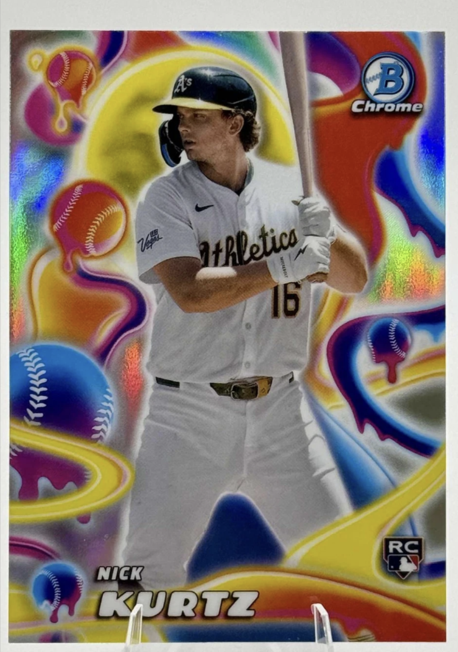 Nick Kurtz 2025 Bowman Chrome #MM-25 Melt Mashers Price Guide