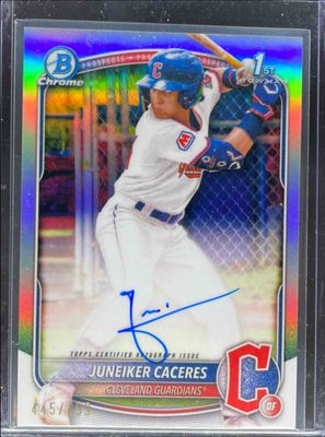 2025 Bowman Chrome #CPA-JUC Prospect Auto - Refractor /499 (1st)