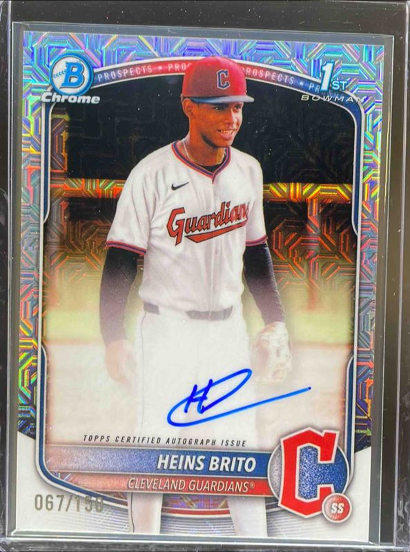 2025 Bowman Chrome #CPA-HB Prospect Auto - HTA Choice Refractor /150 (1st)