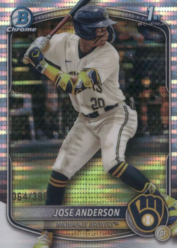 2025 Bowman Chrome #BCP-193 Prospects - Pulsar Refractor /399 (1st)